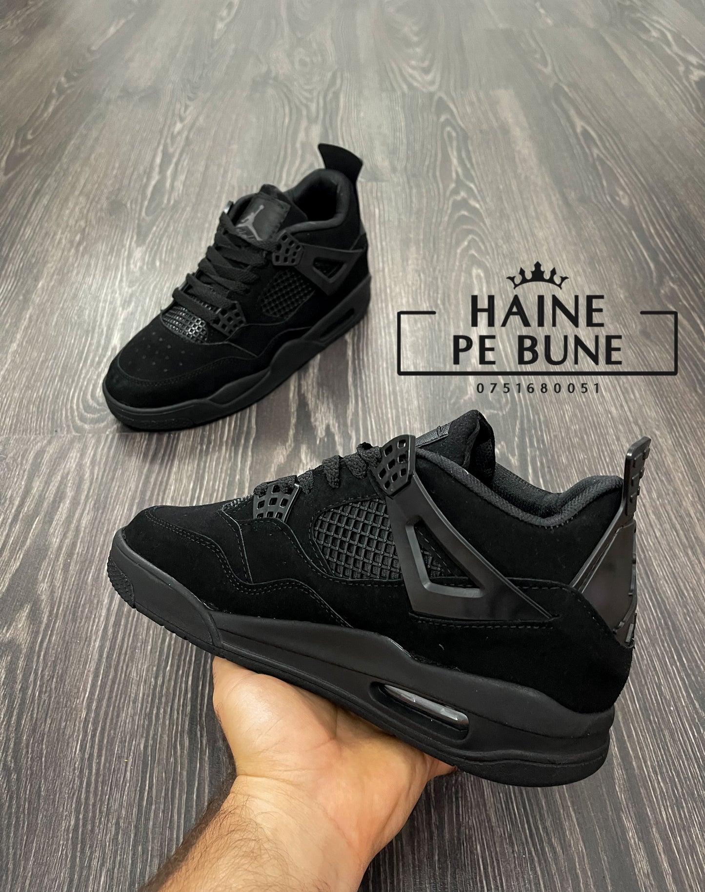 Air Jordan 4 Black - Cat