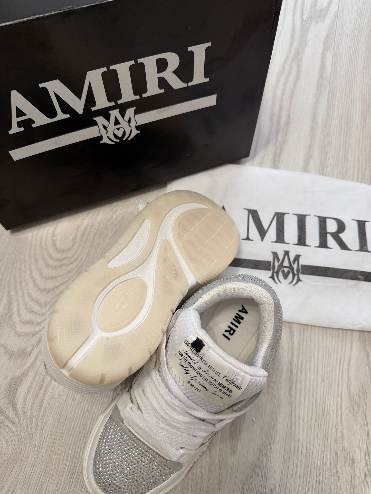 Amiri MA-1 Sneakers Gri Pietricele