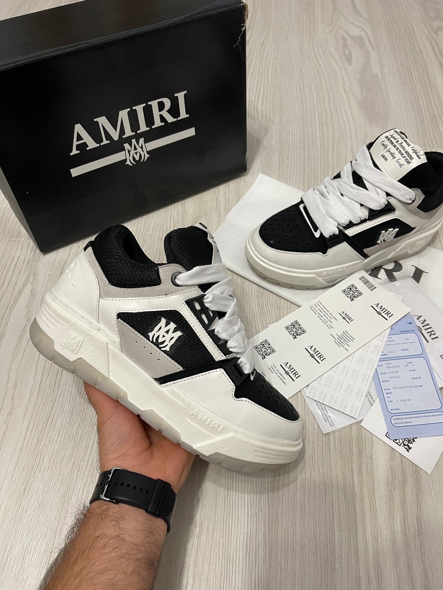 Amiri MA-1 Sneakers Black&White