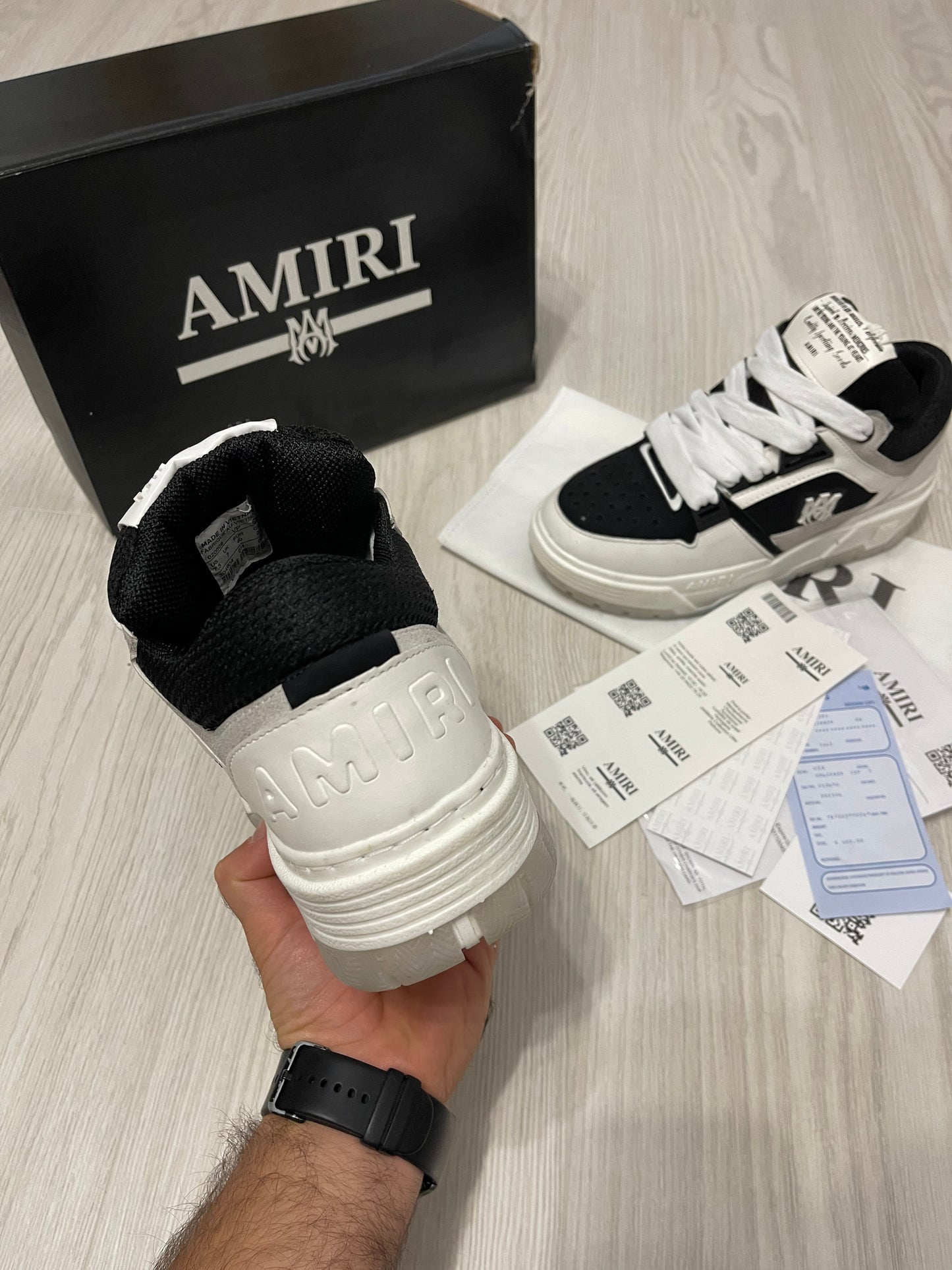 Amiri MA-1 Sneakers Black&White