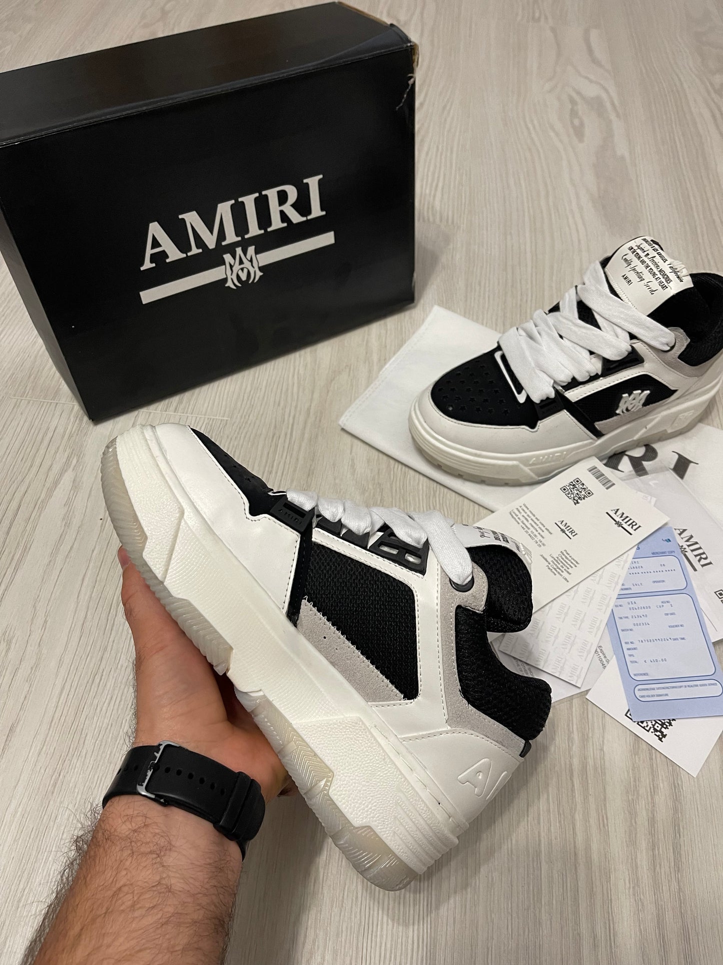 Amiri MA-1 Sneakers Black&White
