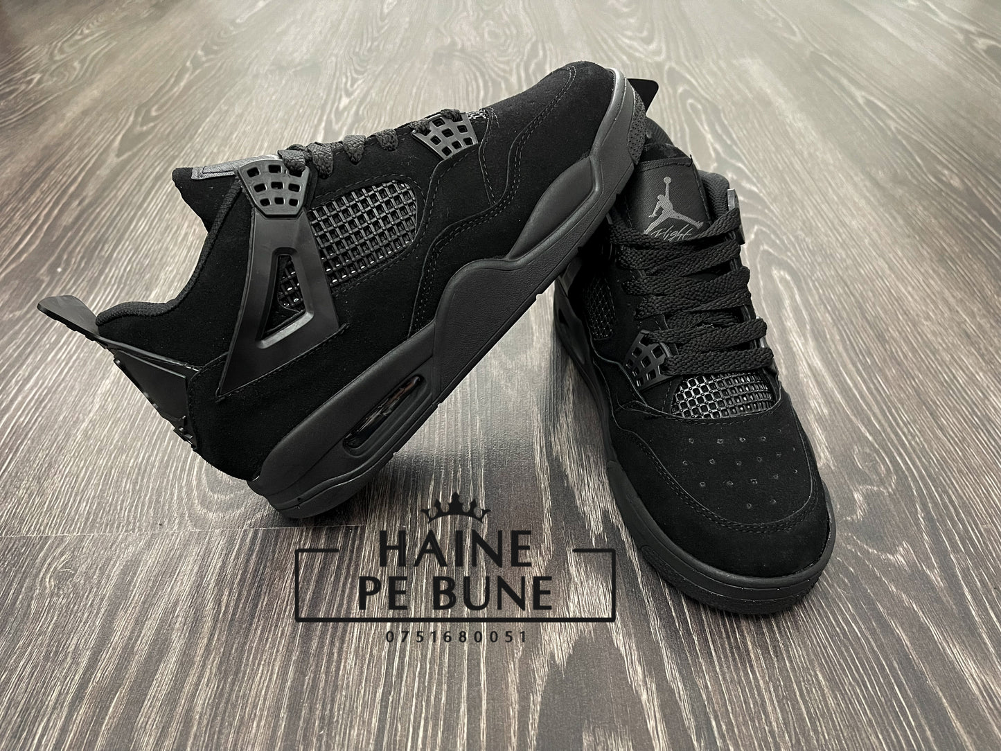 Air Jordan 4 Black - Cat