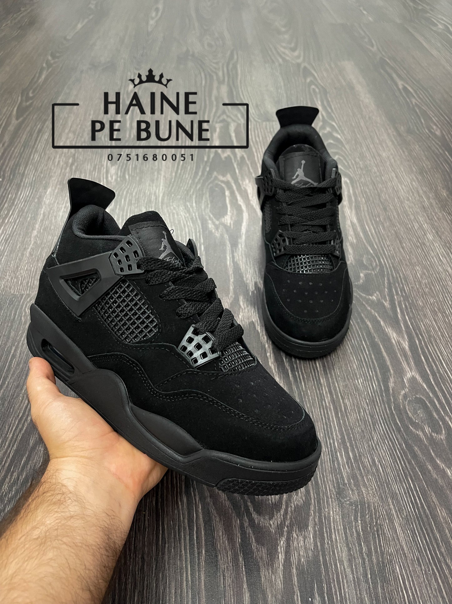 Air Jordan 4 Black - Cat