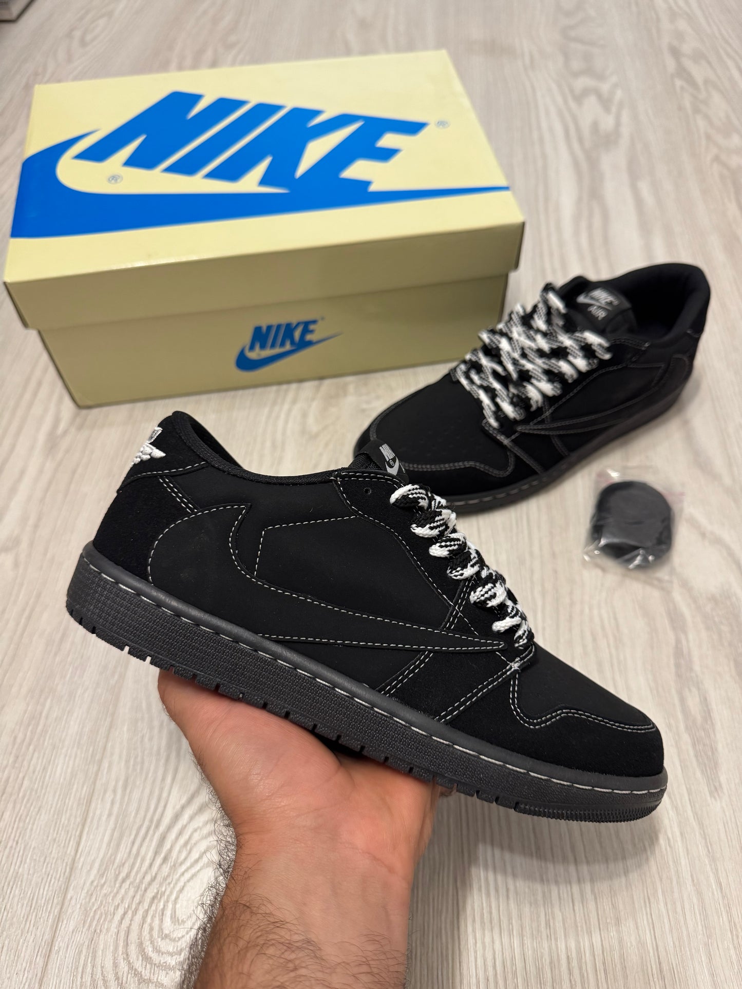 Travis Scott x Air Jordan 1 Low "Black Phantom"