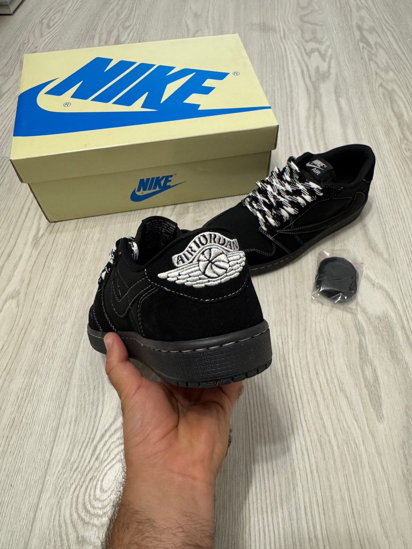 Travis Scott x Air Jordan 1 Low "Black Phantom"