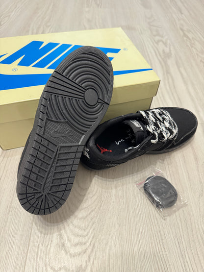 Travis Scott x Air Jordan 1 Low "Black Phantom"
