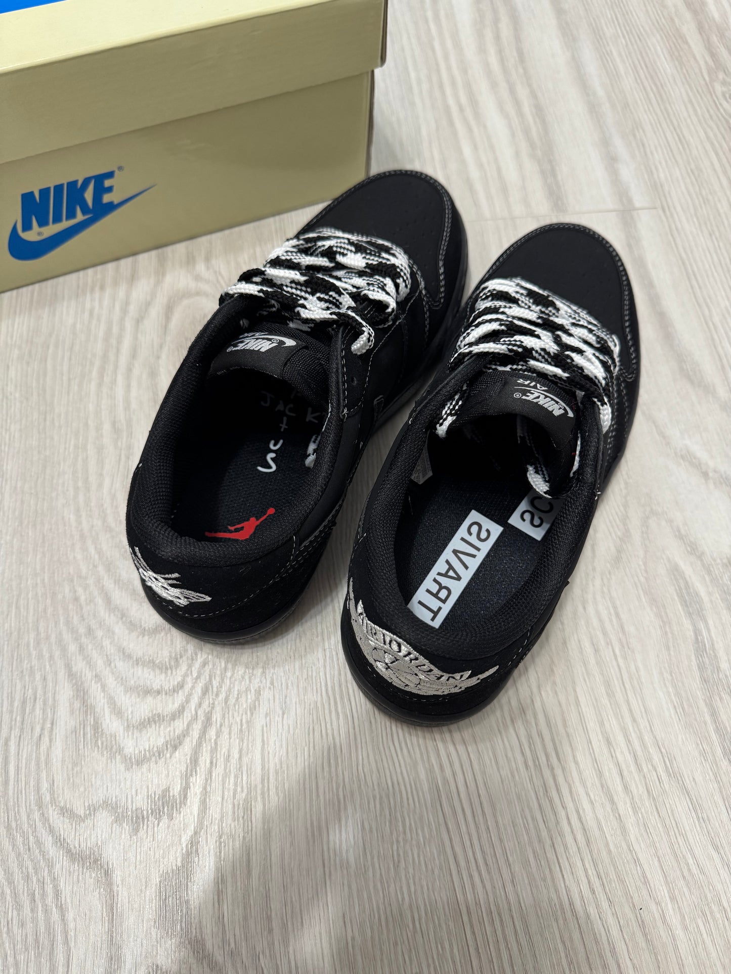 Travis Scott x Air Jordan 1 Low "Black Phantom"