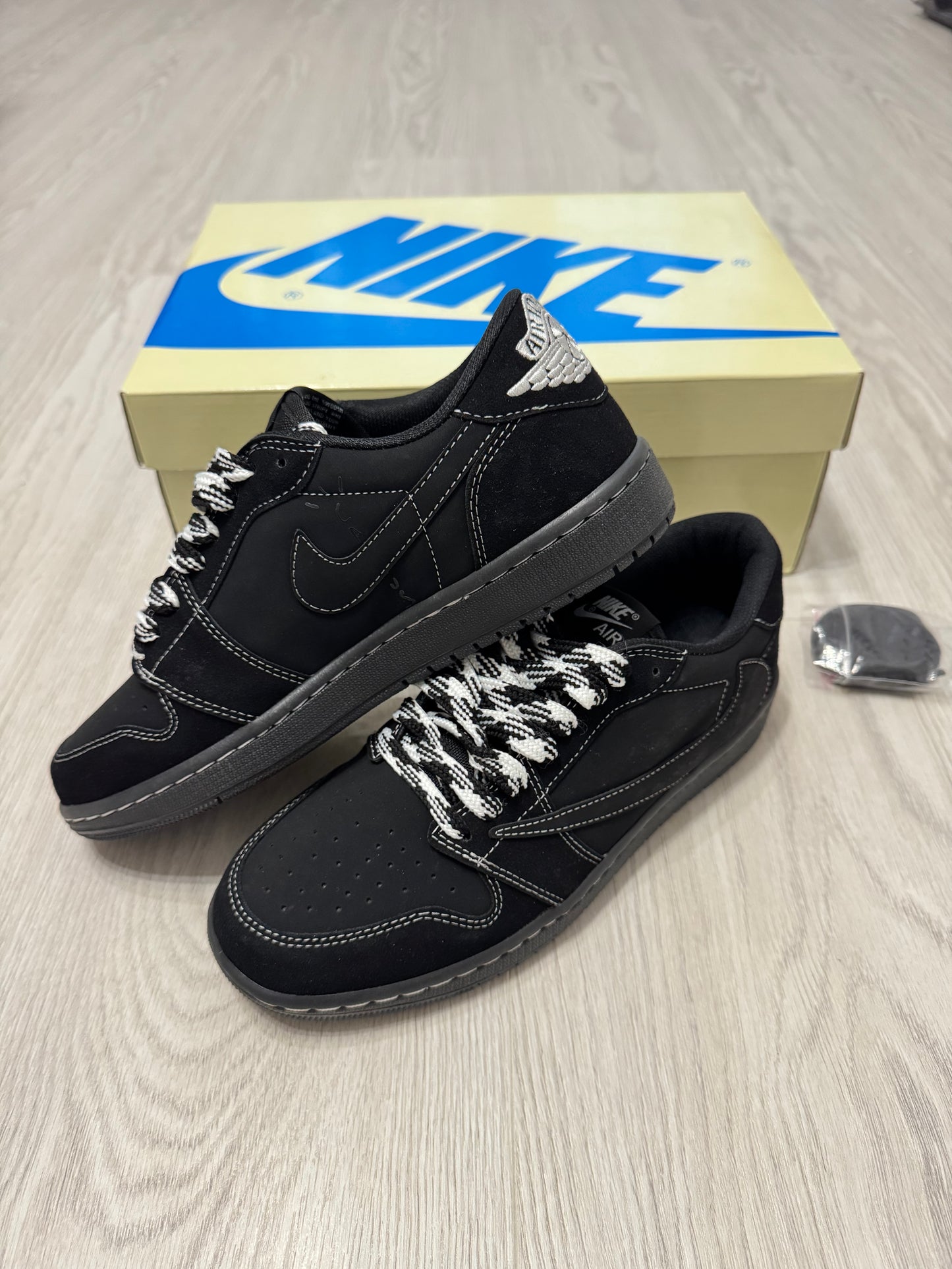 Travis Scott x Air Jordan 1 Low "Black Phantom"