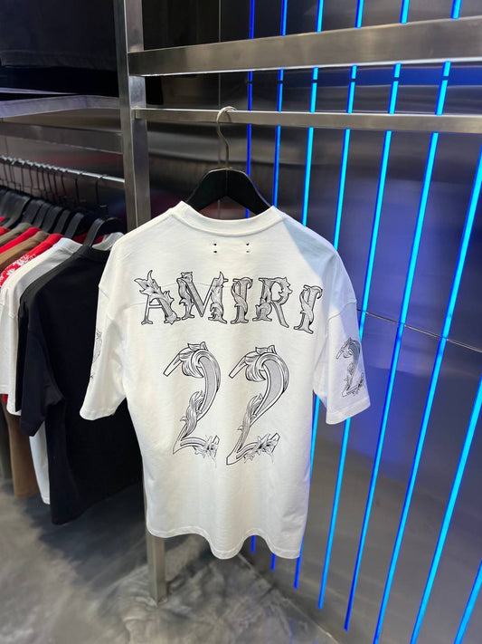 Tricou Amiri - Alb