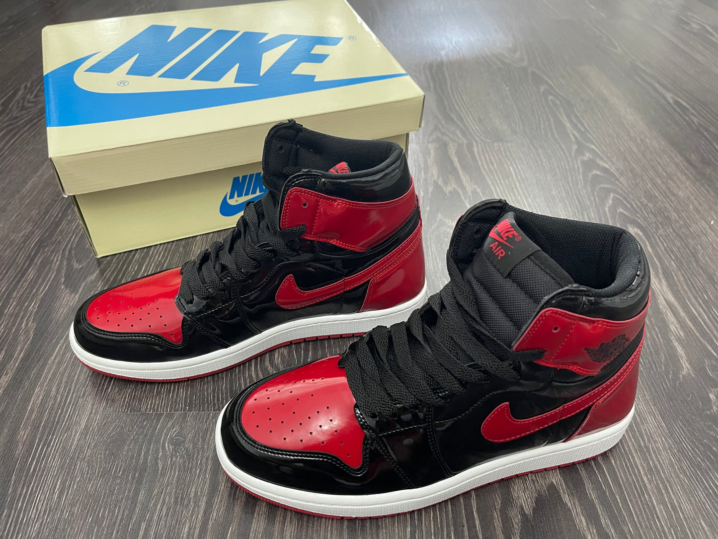 AIR JORDAN 1 - Patent Bred High-Sneakers
