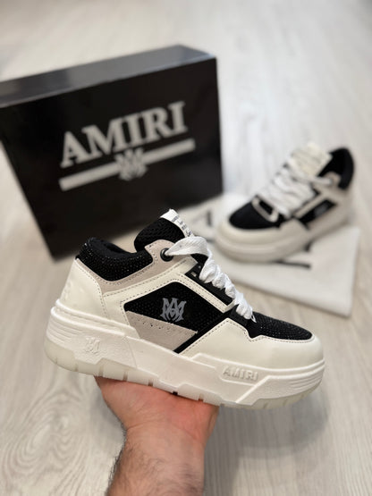 Amiri MA-1 Sneakers Black&White Pietricele