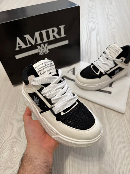 Amiri MA-1 Sneakers Black&White Pietricele