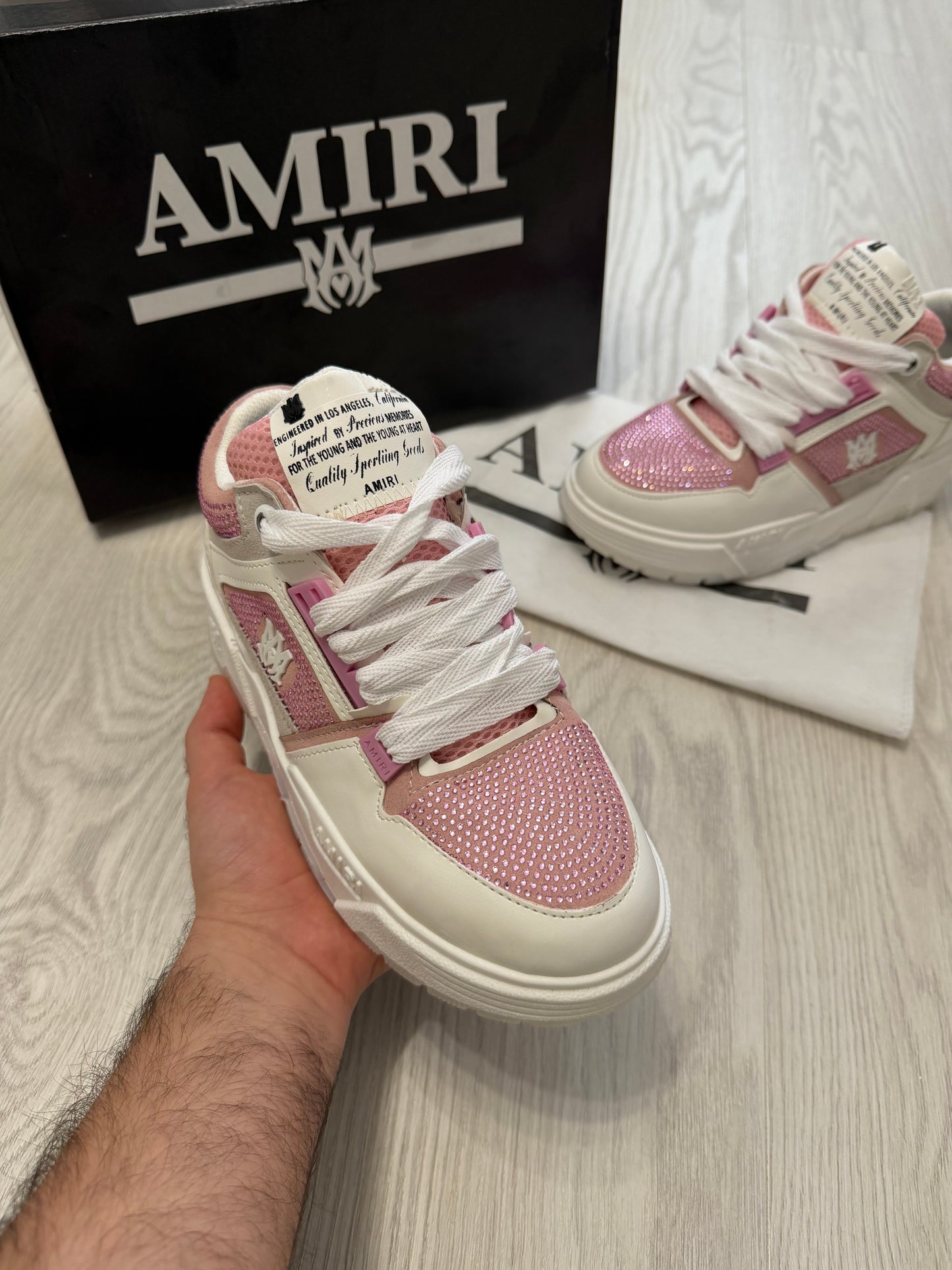 Amiri MA-1 Sneakers Roz Pietricele