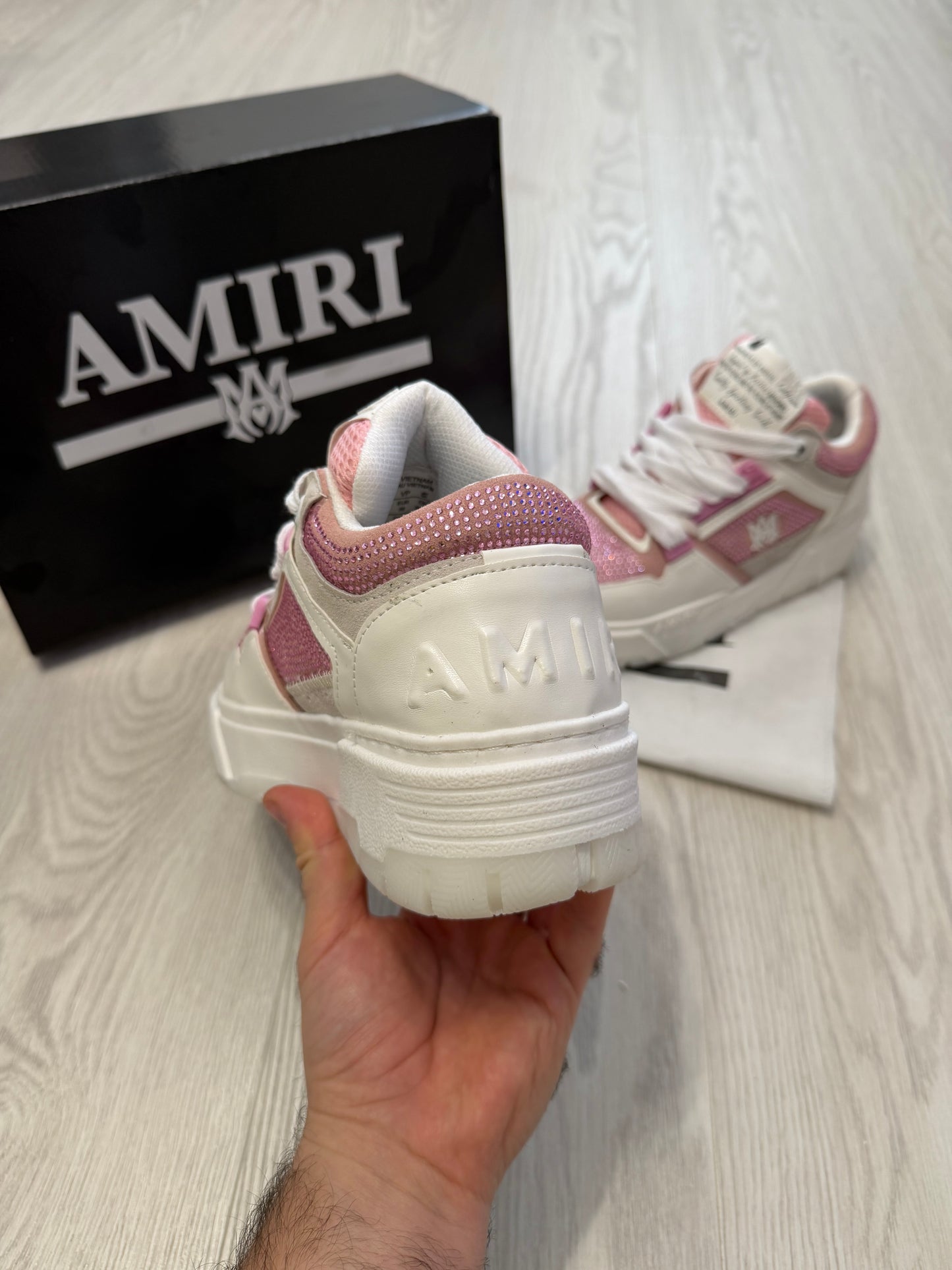 Amiri MA-1 Sneakers Roz Pietricele