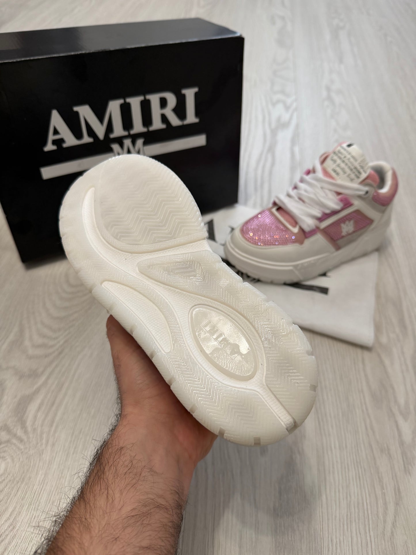 Amiri MA-1 Sneakers Roz Pietricele