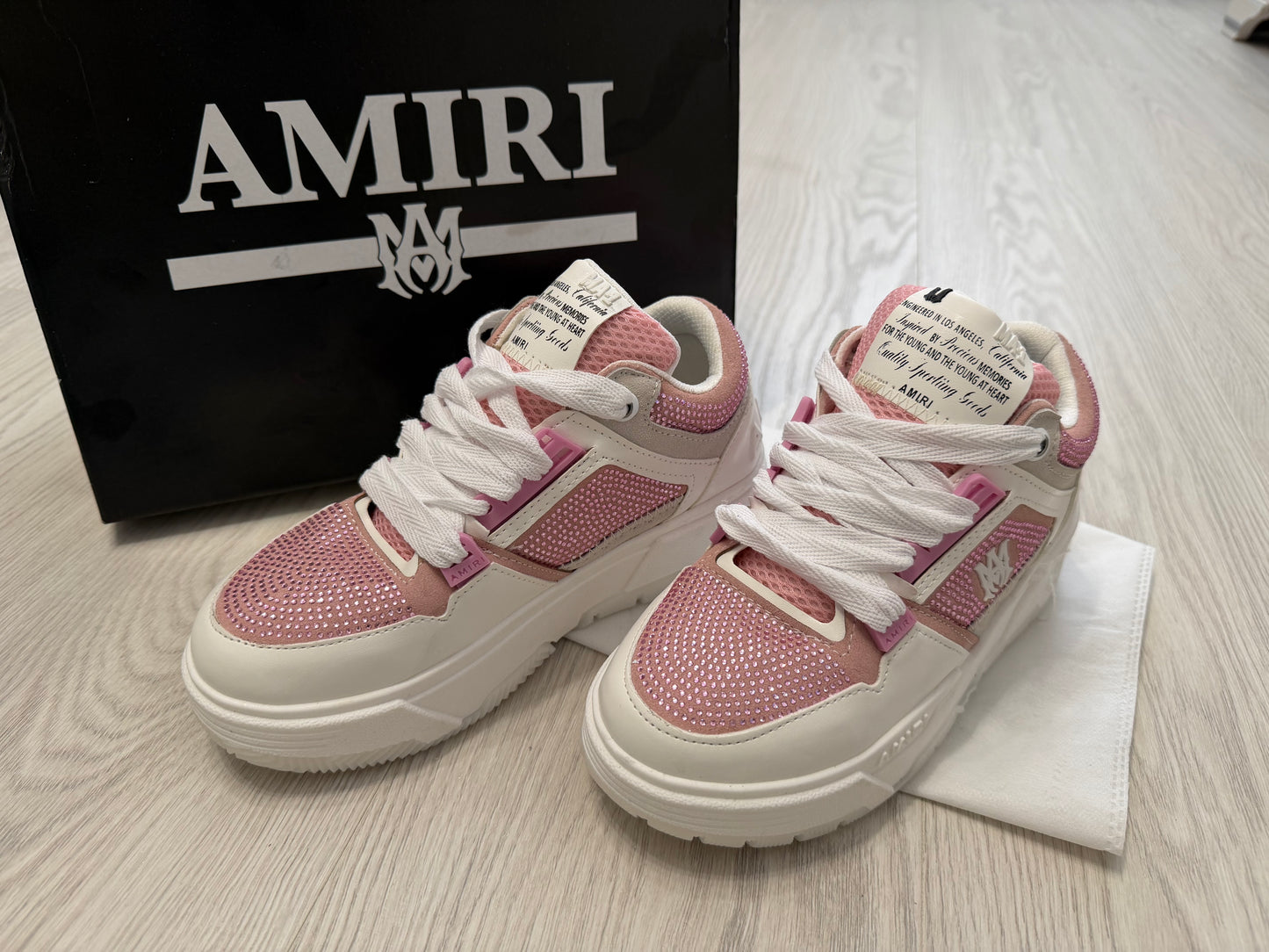 Amiri MA-1 Sneakers Roz Pietricele