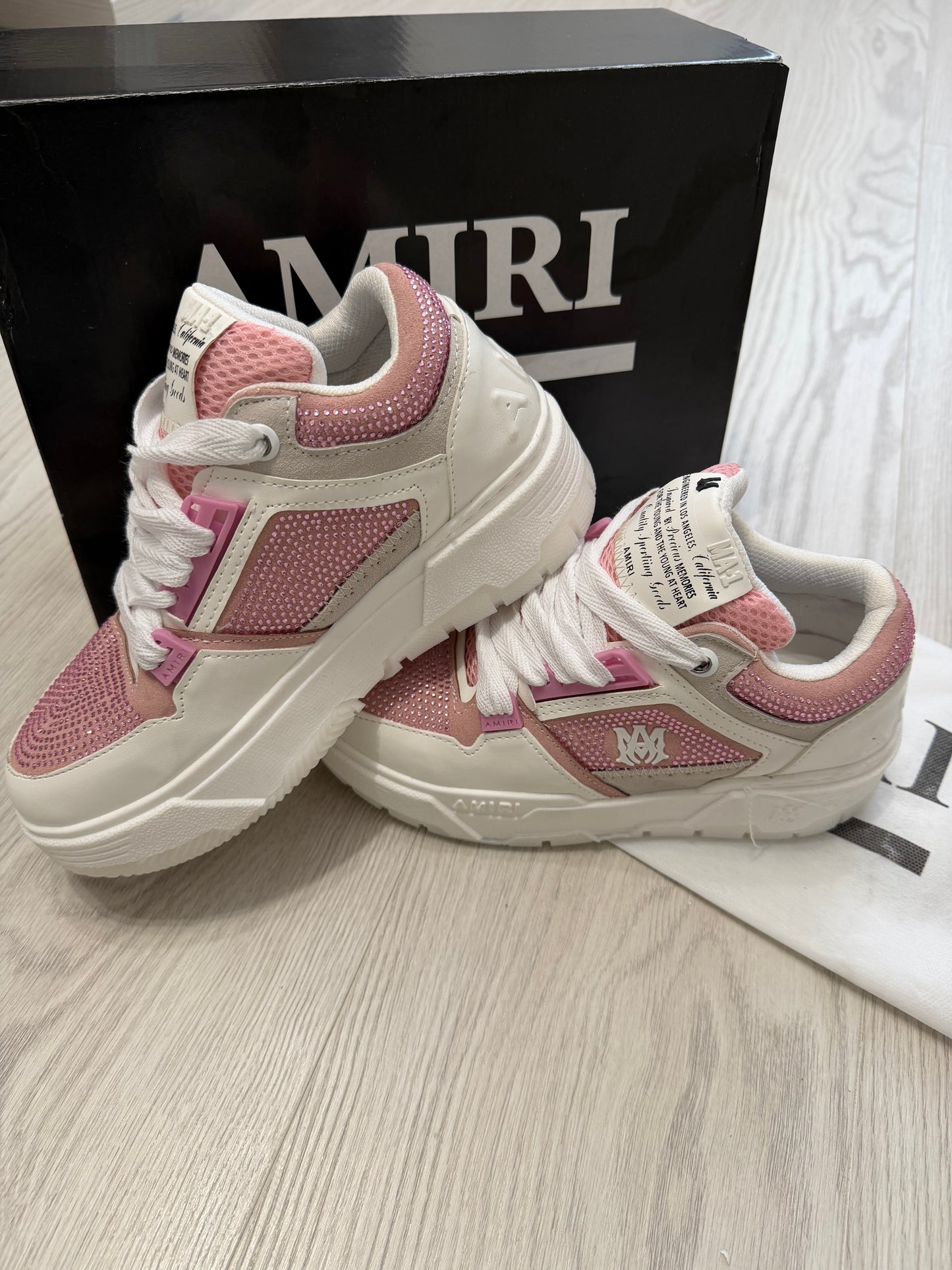 Amiri MA-1 Sneakers Roz Pietricele