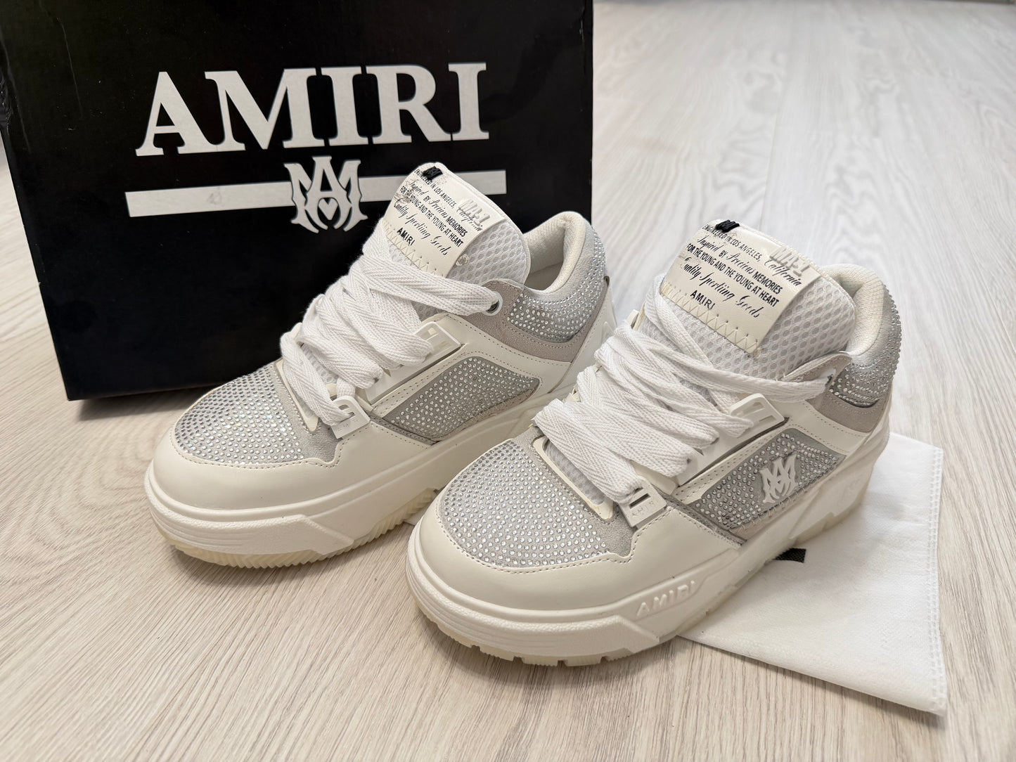 Amiri MA-1 Sneakers Gri Pietricele