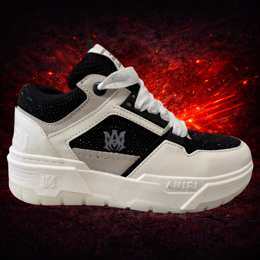 Amiri MA-1 Sneakers Black&White Pietricele