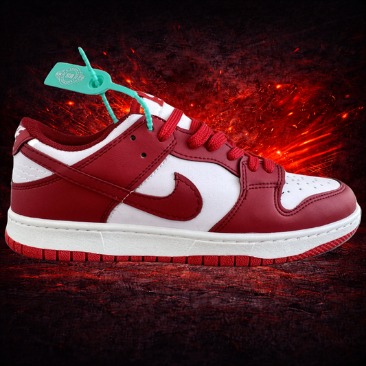 Nike Dunk Rosu-Alb
